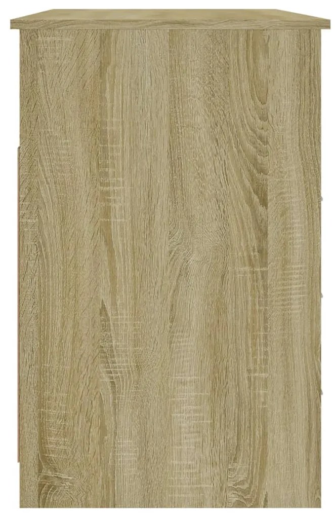 Secretária c/ gavetas 102x50x76 cm derivados de madeira sonoma