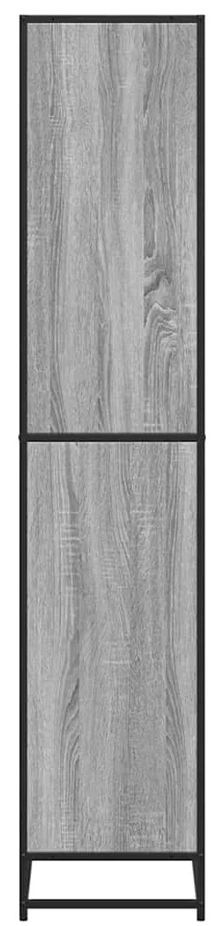 Estante 80,5x35x170,5 cm derivados de madeira cinzento sonoma
