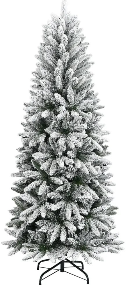 Árvore de Natal artificial com neve PVC & PE 180 cm