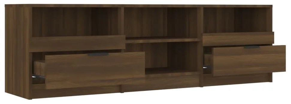 Móvel TV 150x33,5x45cm madeira processada cor carvalho castanho