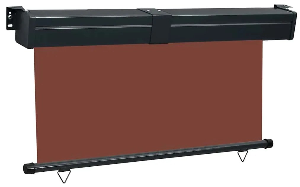 Toldo lateral para varanda 145x250 cm castanho