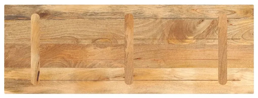 Tampo de mesa retangular 140x60x2,5 cm mangueira maciça