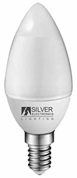 Lâmpada LED vela Silver Electronics ECO E14 4W Luz quente - 6000K