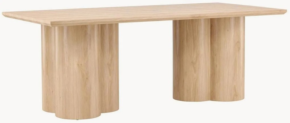 Mesa de jantar com aspeto de madeira Olivia, 210 x 100 cm