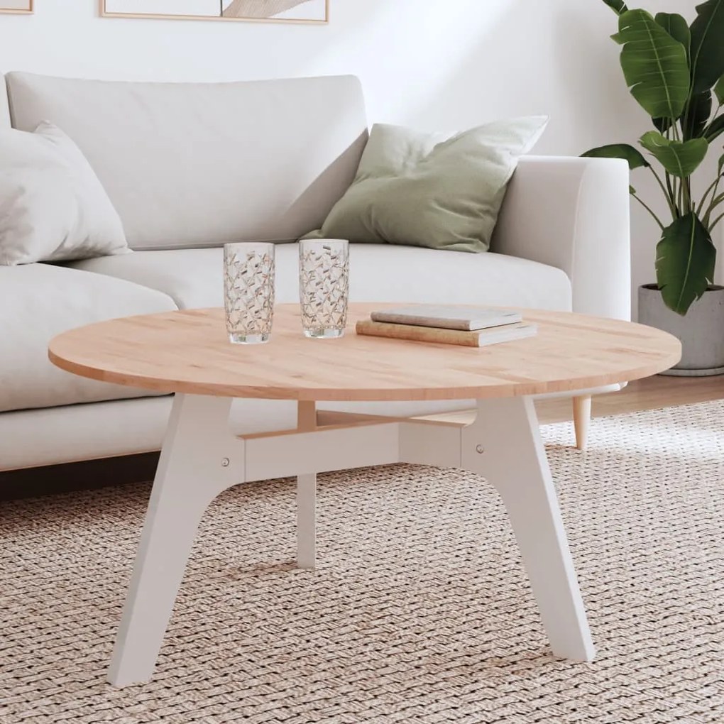 vidaXL Tampo de mesa redondo Ø90x1,5 cm madeira de faia maciça