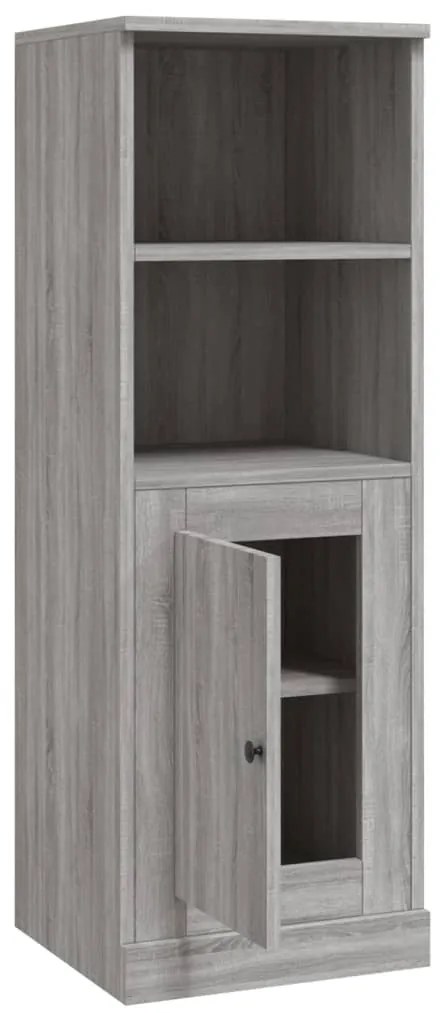 Aparador alto 36x35,5x103,5 cm derivados madeira cinza sonoma