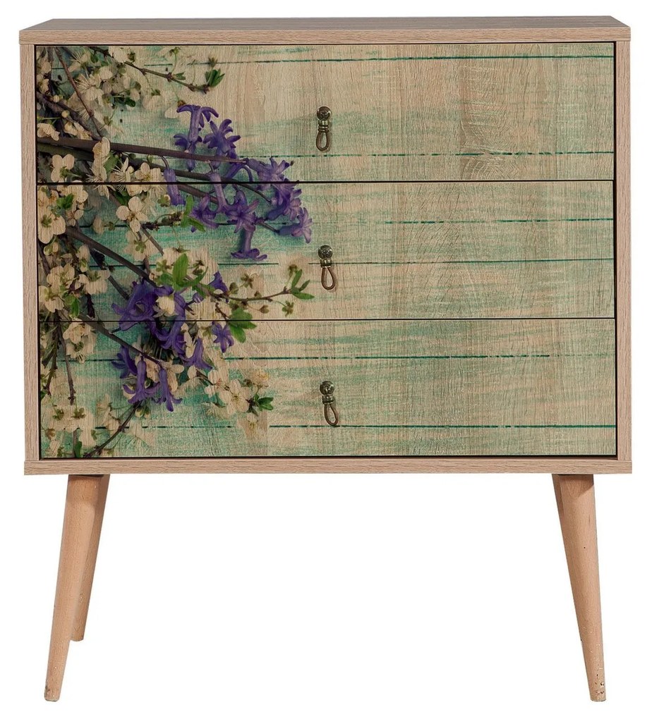 Cómoda Trio – Sonoma Oak – 80x90x40 cm