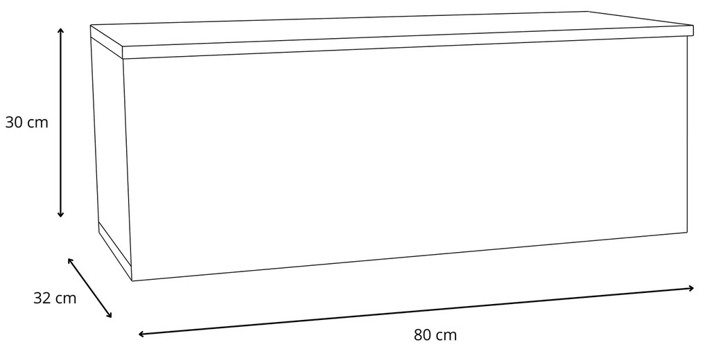 Armário TV 80 cm - Branco