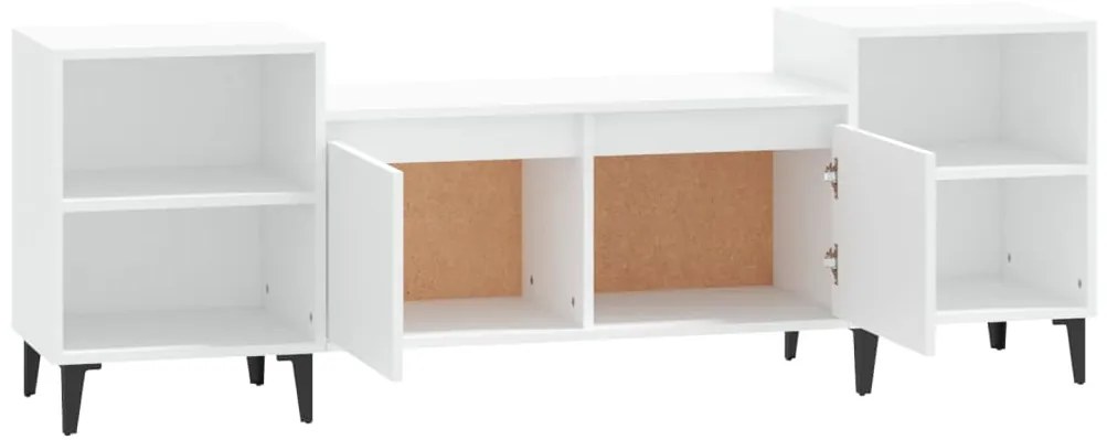 Móvel de TV Lotus de 160 cm - Branco - Design Moderno