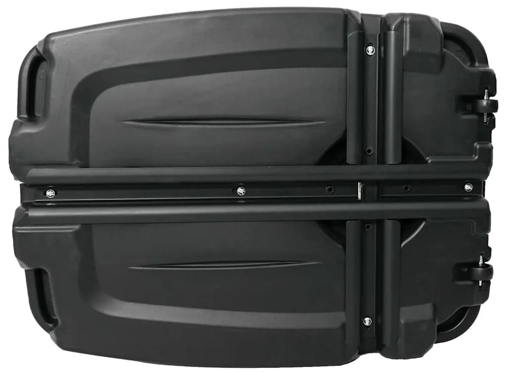 Suporte para guarda-sol de exterior preto