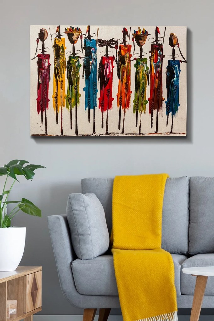 Tela Decorativa Modelo 320420561 – Multicolor – 70 x 100 cm