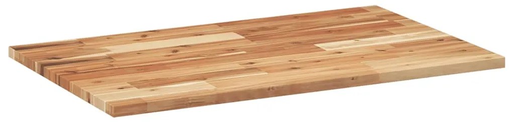 Tampo de secretária 80x50x2 cm acácia maciça acabamento a óleo
