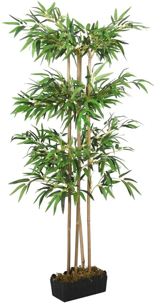 Árvore de bambu artificial 380 folhas 80 cm verde