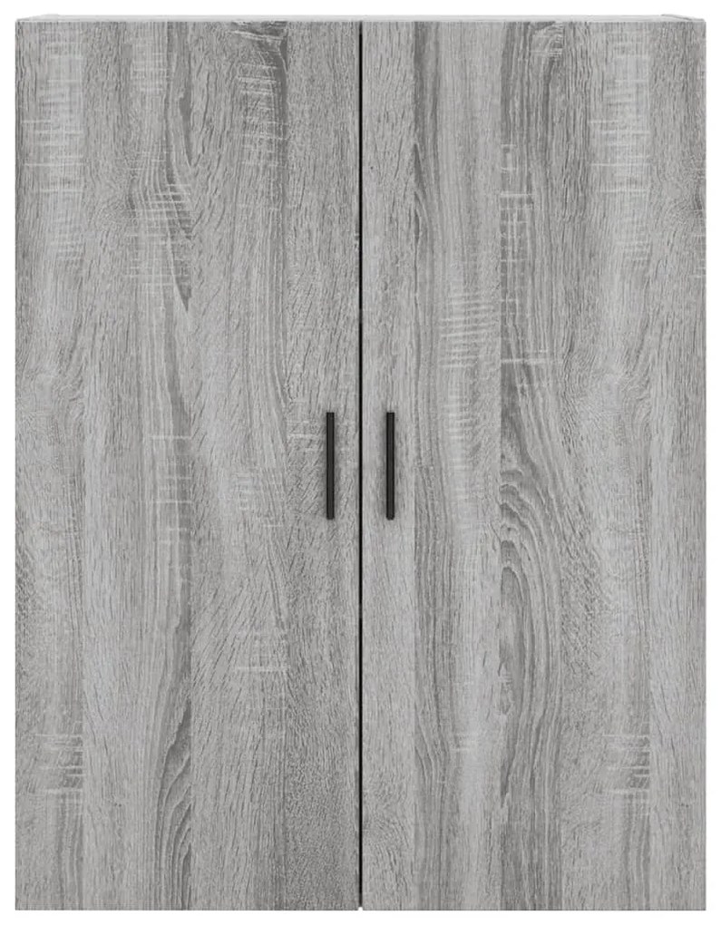 Armário alto 69,5x34x180 cm derivados de madeira sonoma cinza