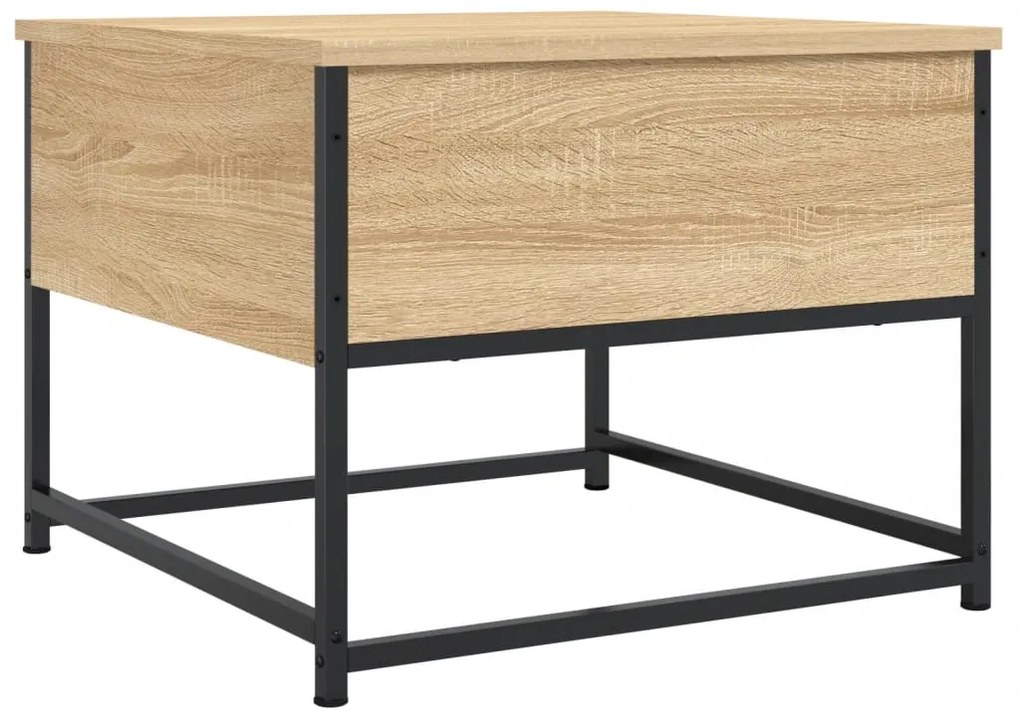 Mesa de centro 51x51x40 cm derivados de madeira carvalho sonoma