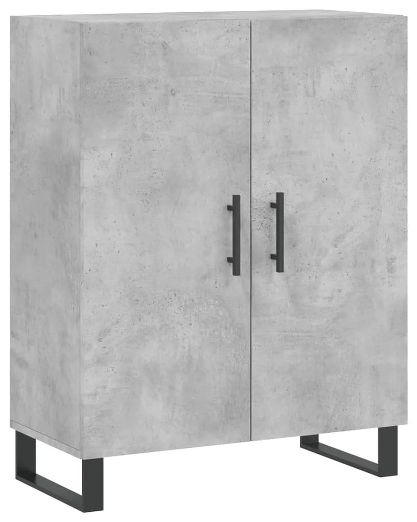 Armário alto 69,5x34x180 cm derivados de madeira cinza cimento