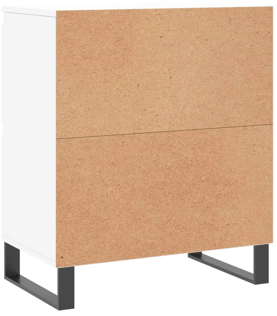 Aparadores 2 pcs derivados de madeira branco