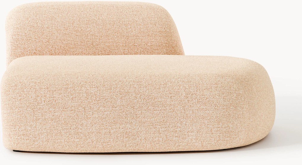 Módulo de chaise longue em bouclé Wolke