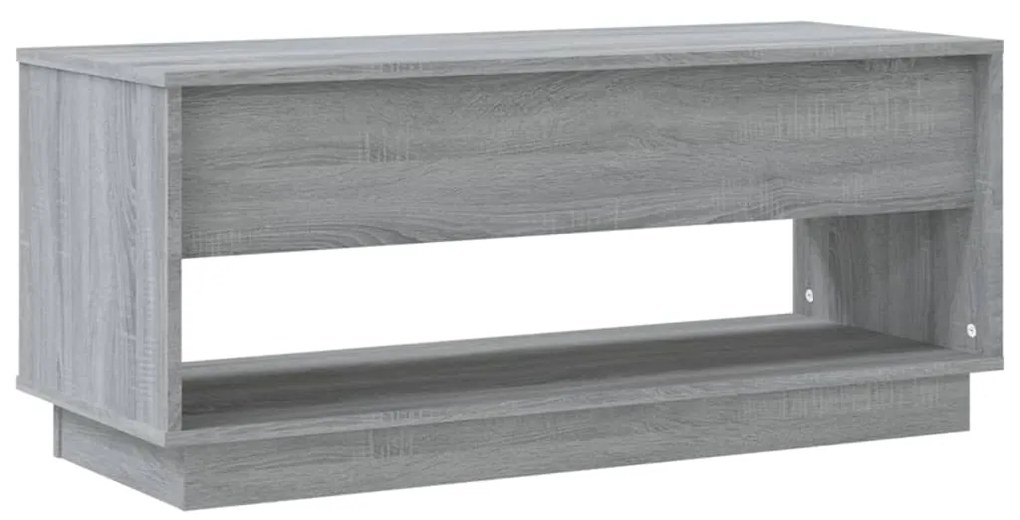 Móvel de TV 102x41x44 cm derivados de madeira cinzento sonoma