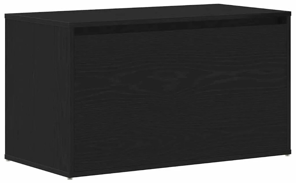 Banco de Hall vidaXL Preto Carvalho 80x40x45 cm Madeira de Engenharia