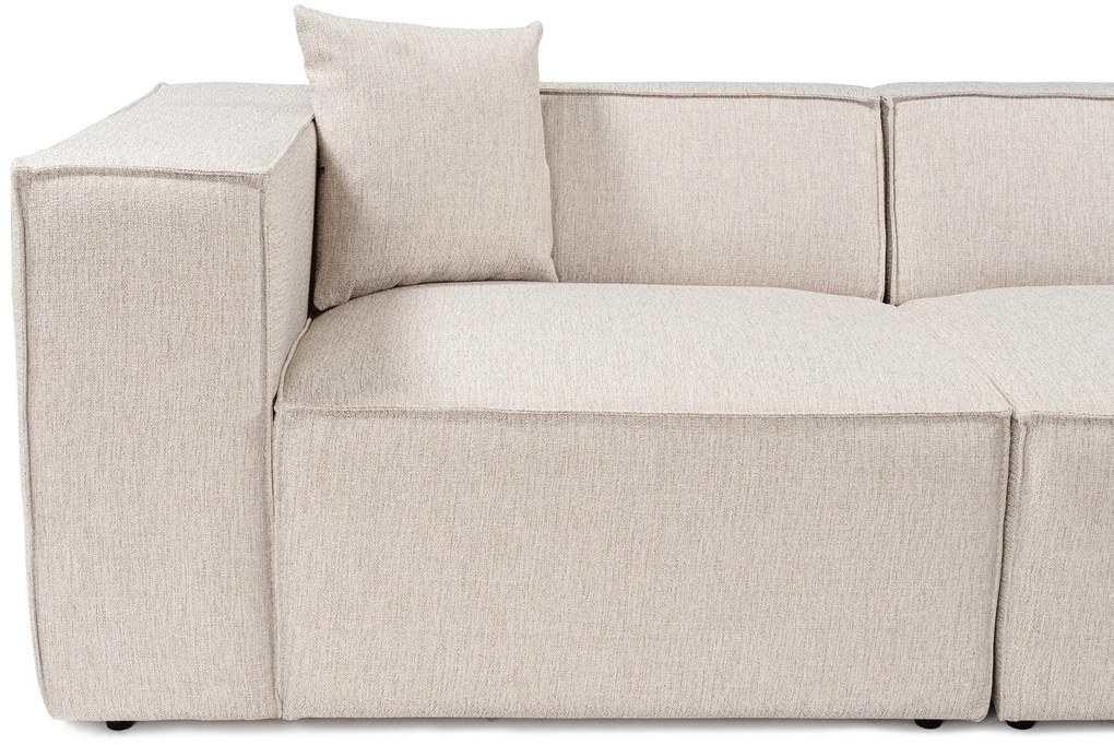 Sofá de 2 Lugares Lora – Castanho Claro – 220x108x65 cm