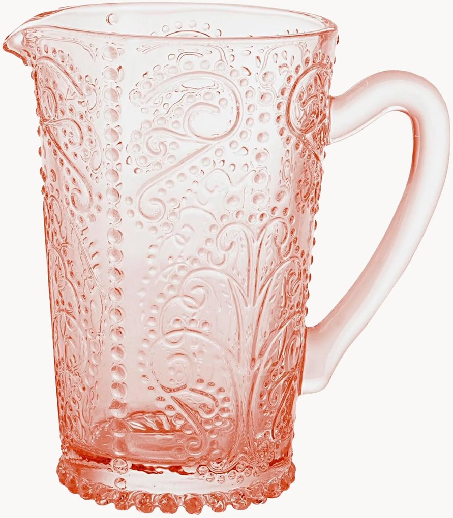 Jarros de vidro com relevo Garden, 1,35 L