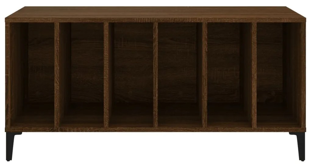 Armário p/ discos 100x38x48 cm deriv. madeira carvalho castanho
