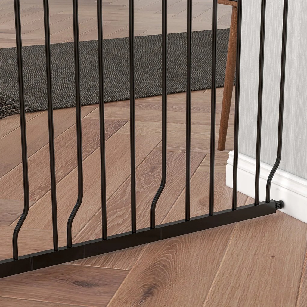 PawHut Barreira de Segurança para Cães Extensível com 3 Extensões Mont