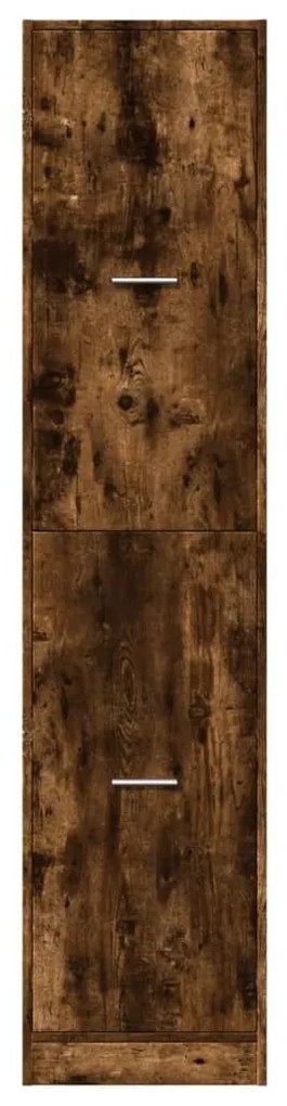 Armário boticário 40x41x174,5cm deriv. madeira carvalho fumado