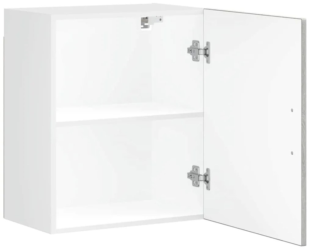 Armários parede cozinha 2 pcs Porto sonoma cinza