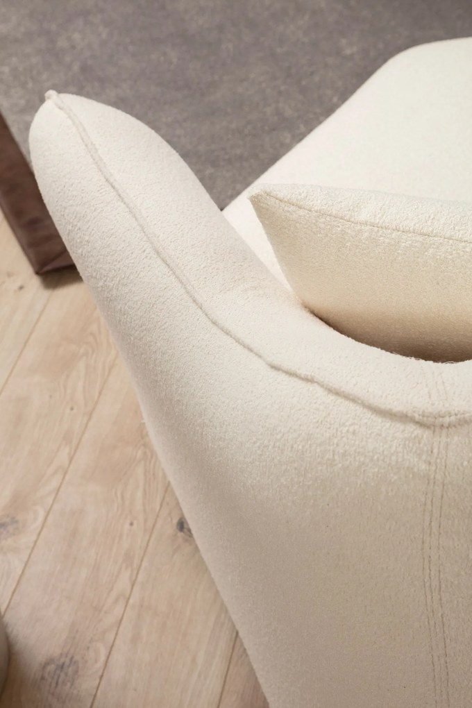 Sofá de Canto Mentis – Creme – 360x108x79 cm