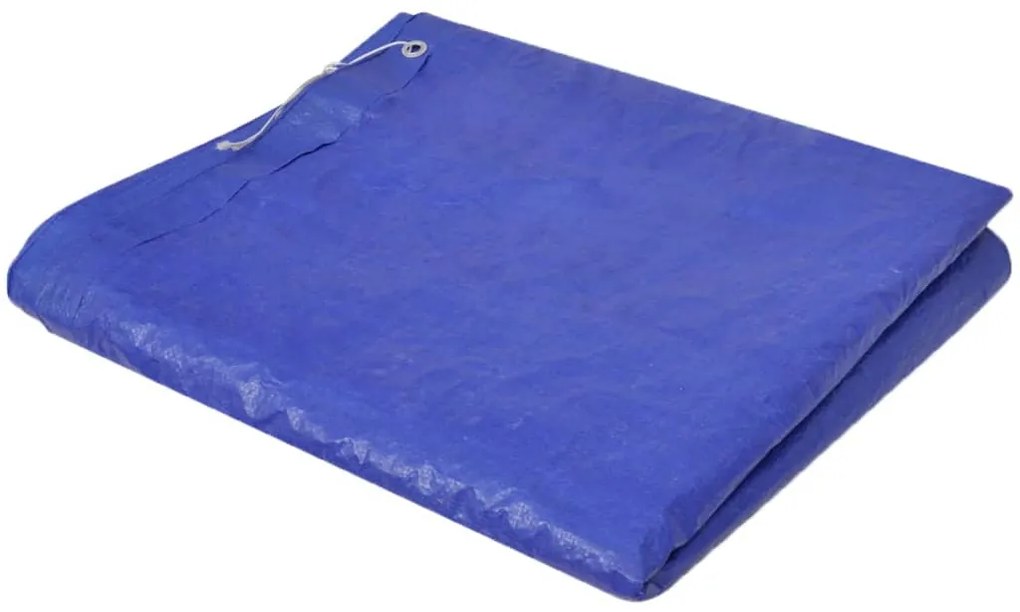 Cobertura de piscina retangular PE 90 g/sqm 400 x 207 cm