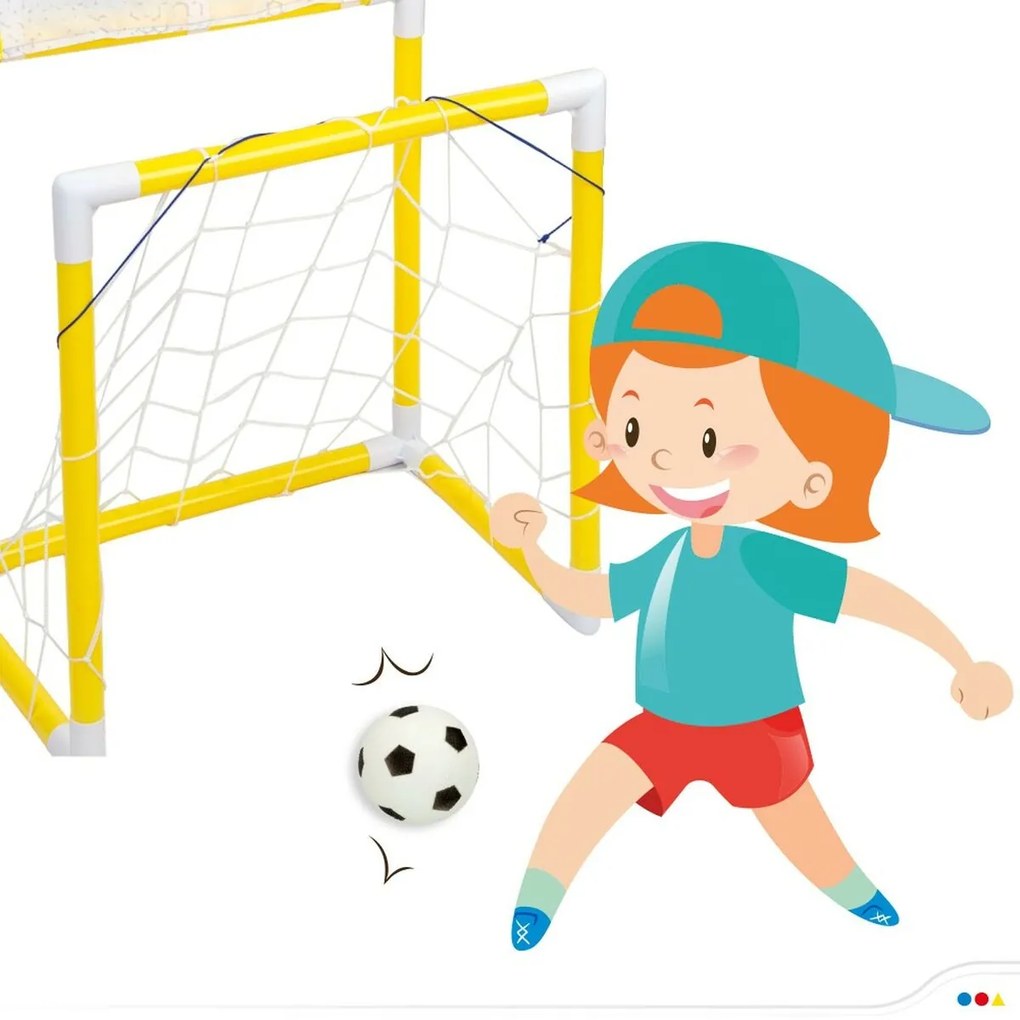 Jogo de pontaria Colorbaby Alvo Baliza de Futebol 48,5 x 113 x 35,5 cm (2 Unidades)