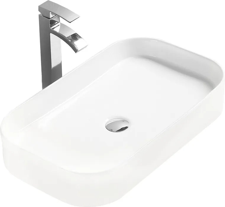 Mexen Alessia lavatório de bancada 75 x 38 cm, branco - 21577500