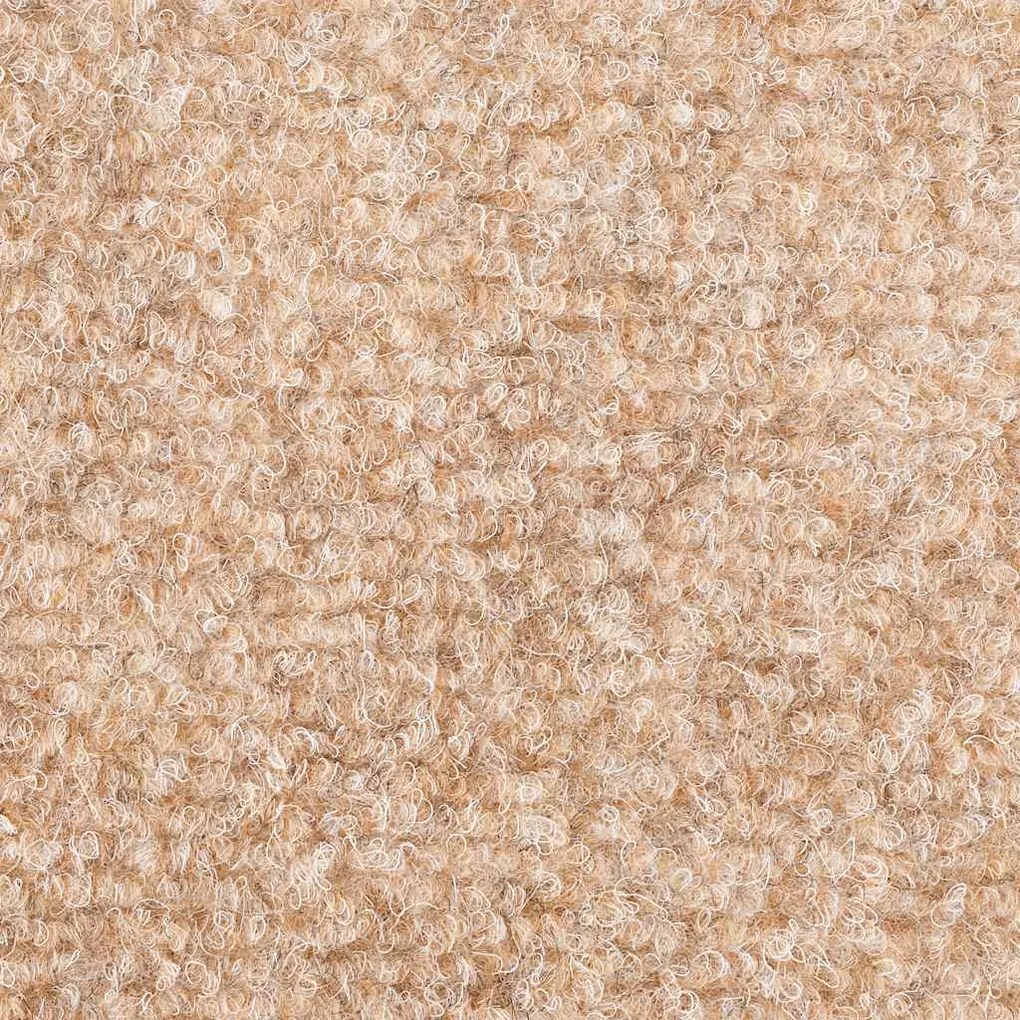 Tapetes de escada adesivos 20 pcs 56x17x3 cm creme