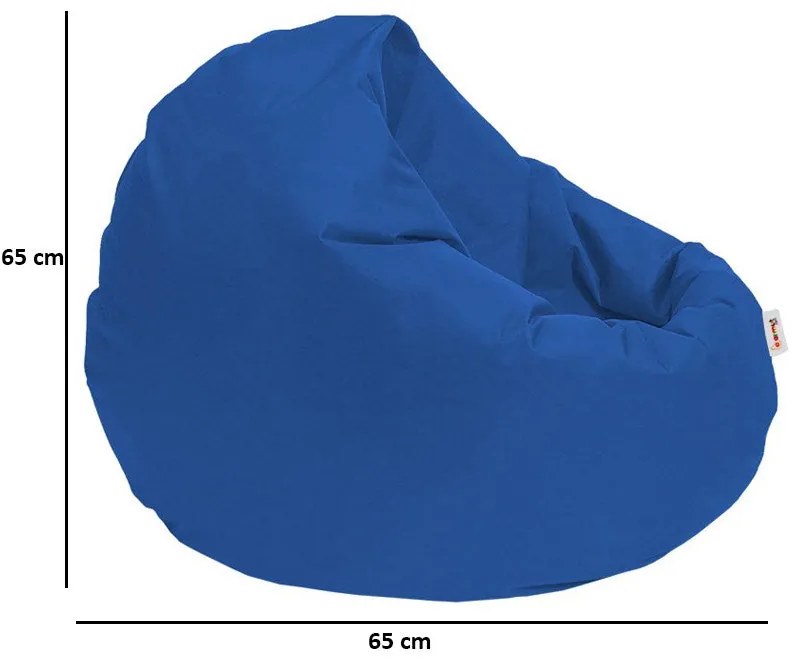 Puff de Jardim Iyzi 100 – Azul – 100x100x65 cm | Tribo Home