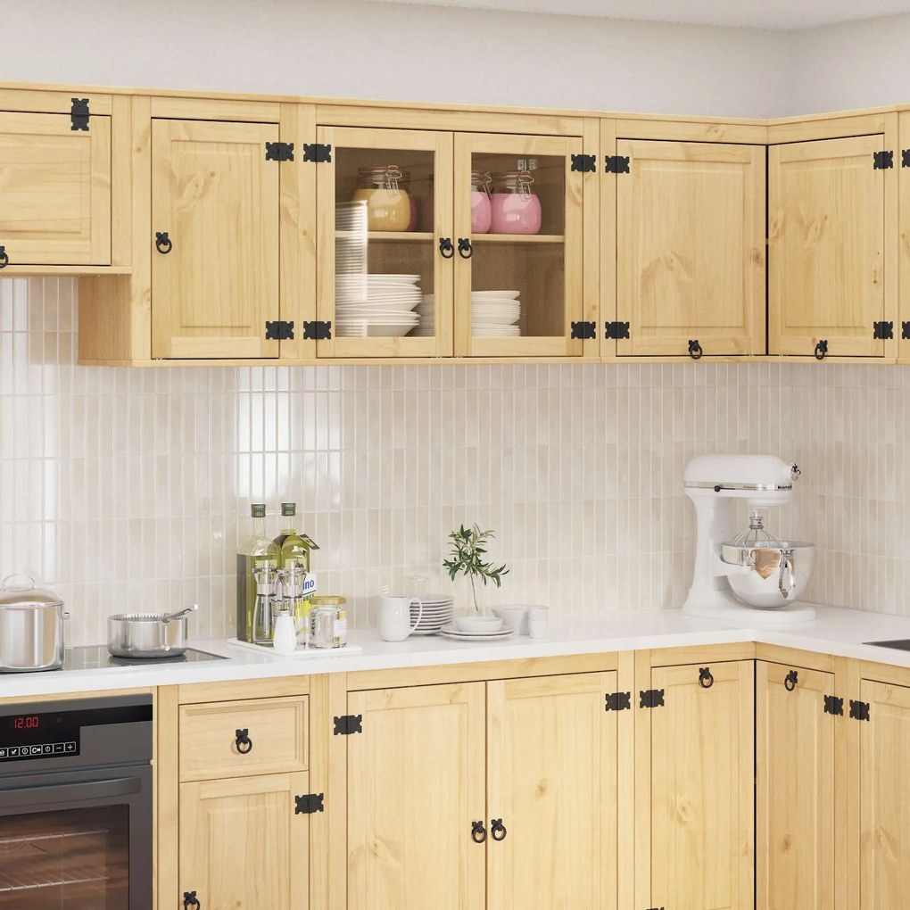 vidaXL Armário com prateleira SKI Castanho Mel 60 x 32 x 40 cm