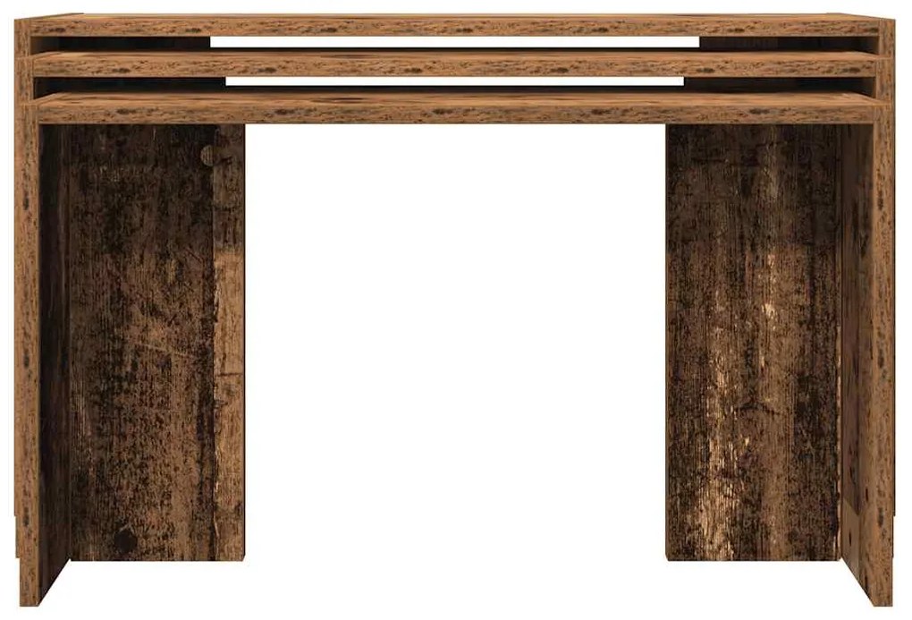 Mesas de encastrar 3 pcs derivados de madeira madeira velha