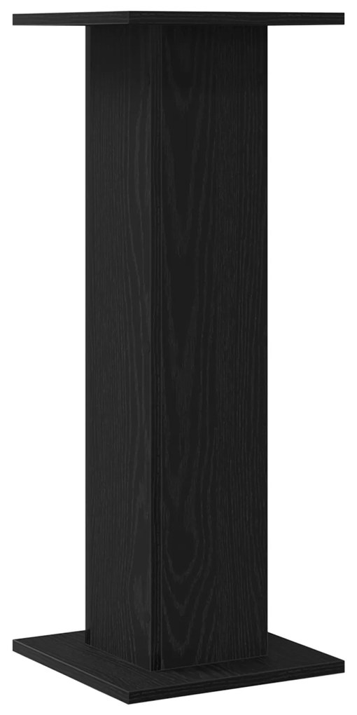 Suporte para Plantas vidaXL 2 pcs Carvalho Preto 30x30x80 cm Madeira d