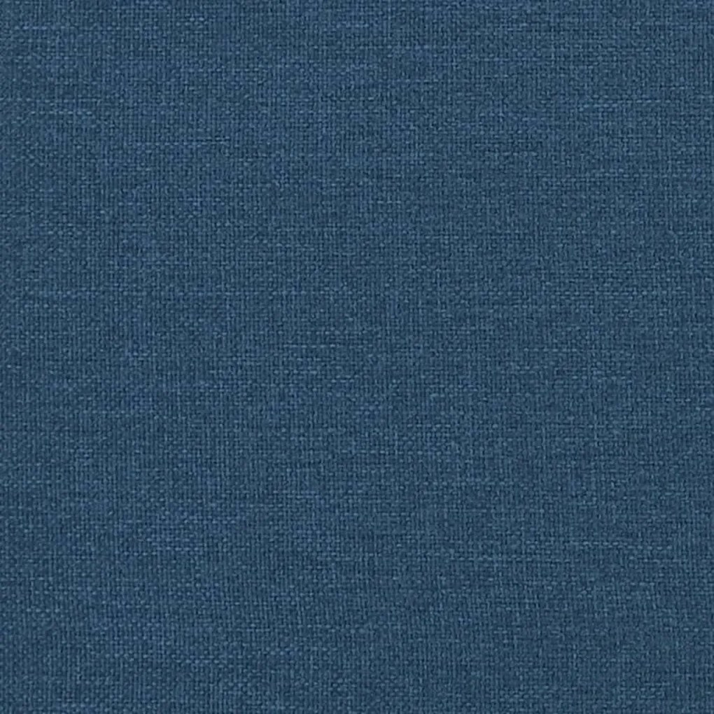 Estrutura cama c/ cabeceira sem colchão tecido 90x190 cm azul