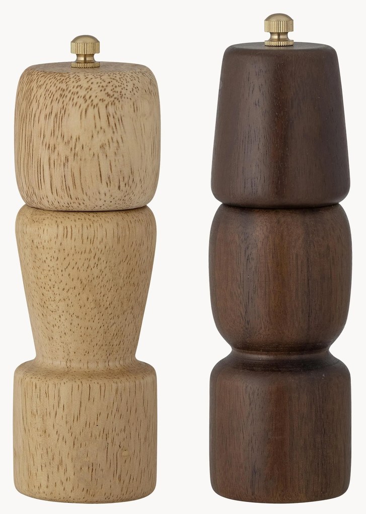 Moinhos de sal e pimenta em madeira Sabri, conjunto de 2