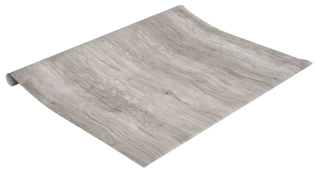 Autocolante para móveis c/ aspeto de madeira 90x500 cm PVC