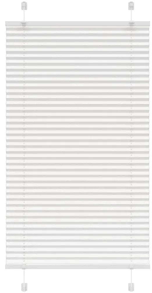Branco Plissada Cega 70x150 cm Largura Tecido 69,4 cm Poliéster