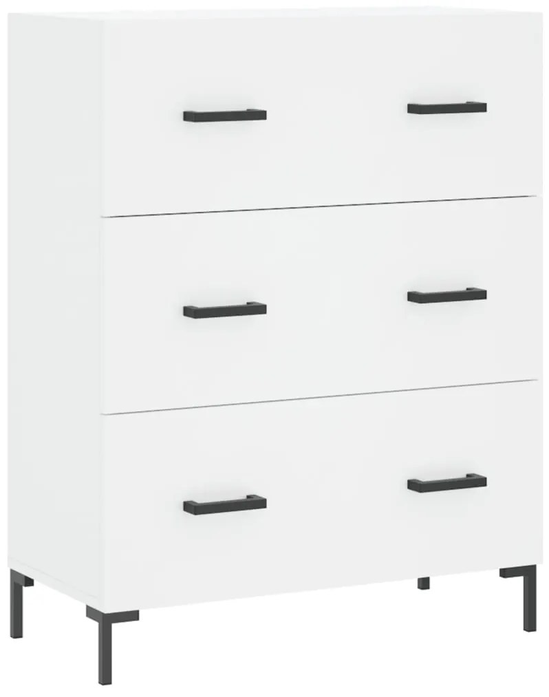 Armário alto 69,5x34x180 cm derivados de madeira branco