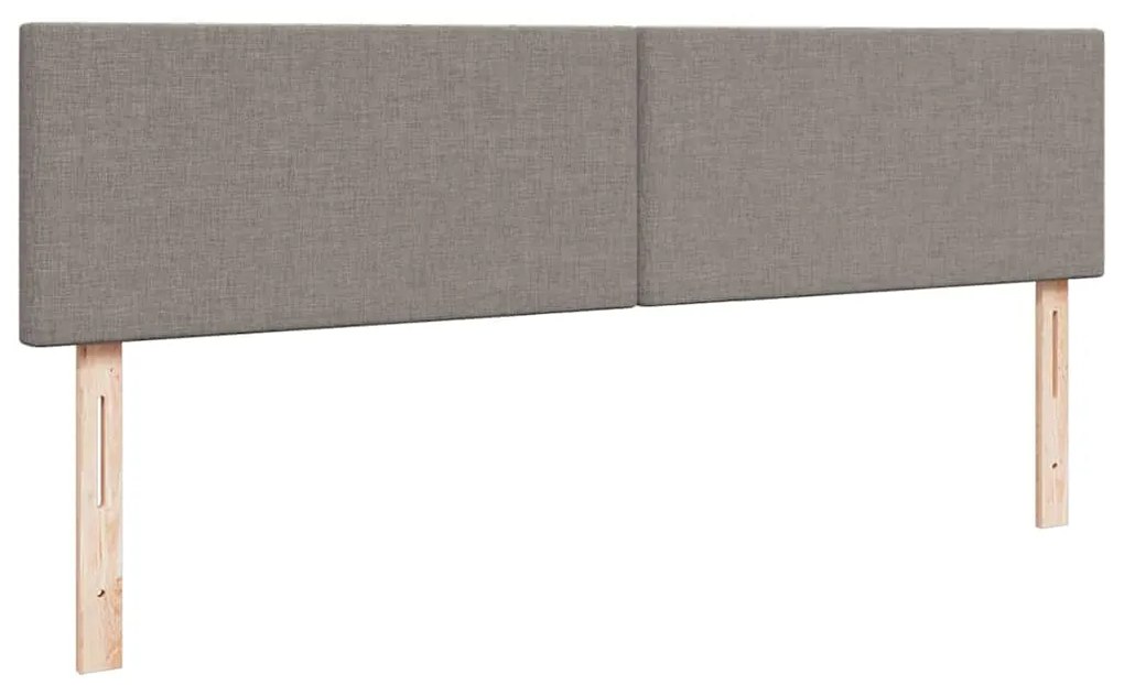 Estrutura de cama otomana com colchão tecido cinzento 160x200cm