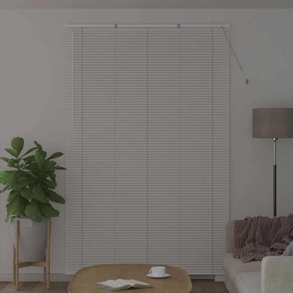 Persiana de Janela com cortinas Outros Manual Branco 150 x 220 cm Alum