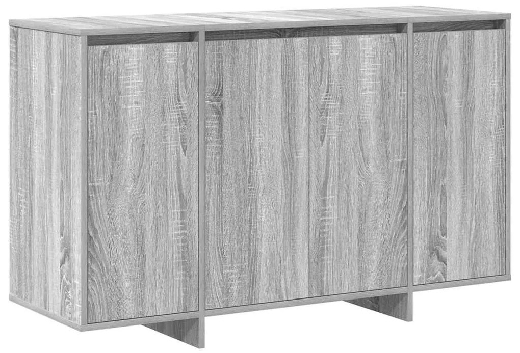 Buffet Cinzento sonoma de Madeira de Engenharia 120 x 41 x 75 cm