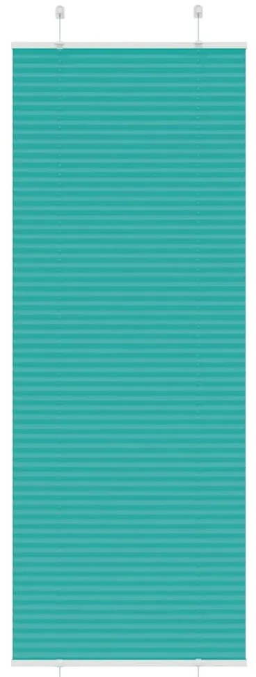 Gasolina verde Plissada Cega 75x200 cm Largura Tecido 74,4 cm