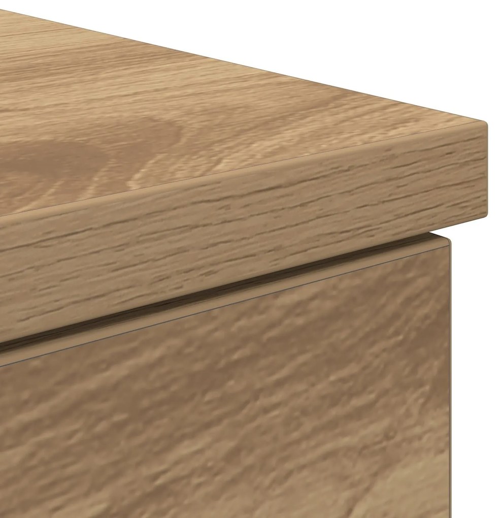 Mesa vidaXL Artisan Carvalho 140x49x76 cm Madeira de engenharia