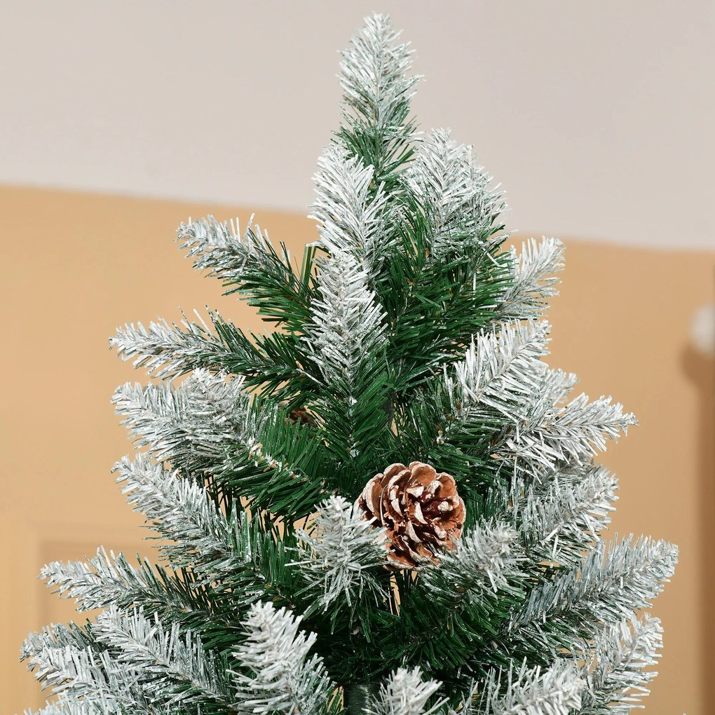 Árvore de Natal Artificial Ø105x210cm com 1440 Pontas de PVC e 75 Pinh